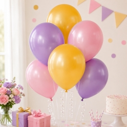 Lavender, Light Pink & Gold 12